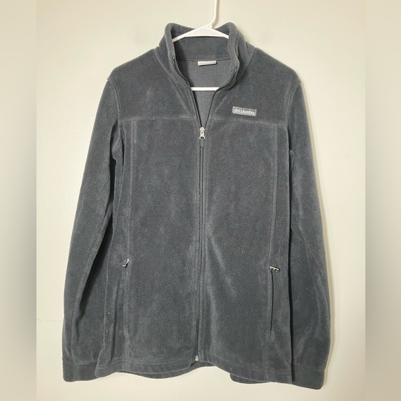 Columbia Fleece Jacket Kids XL (16/18)Black Full Zip Casual Comfort‎ Light - Picture 1 of 6